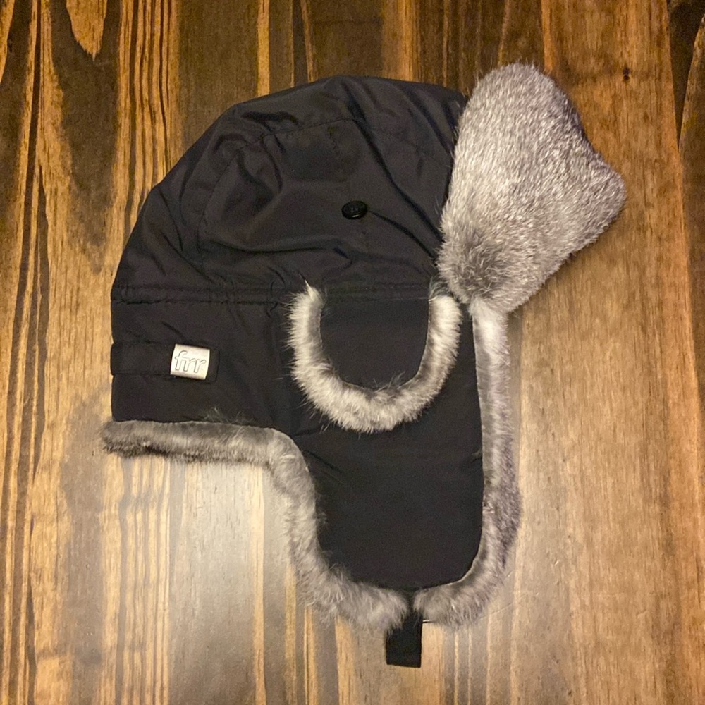 FRR Canada Genuine Rabbit Fur Aviator Winter Hat